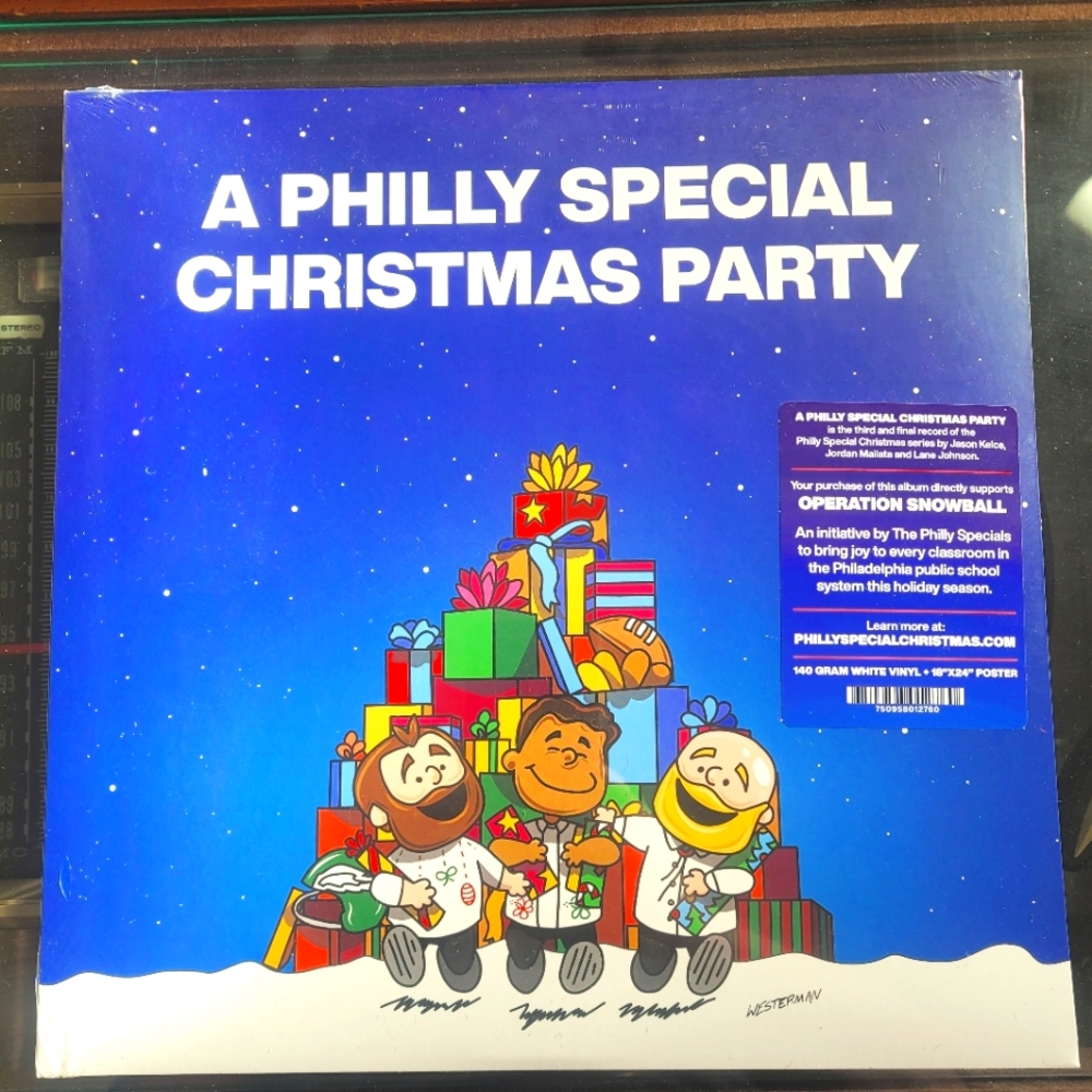 A Philly Special Christmas Party vinyl album *Snow White Edition